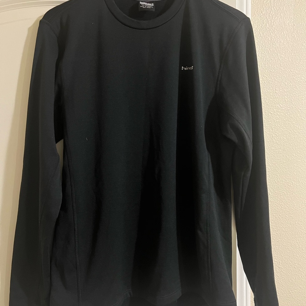 Hind Black Long Sleeve Men's Athletic Tee